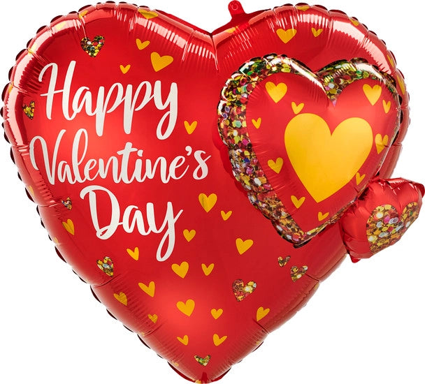 22" Happy Valentine's Day Love Hearts