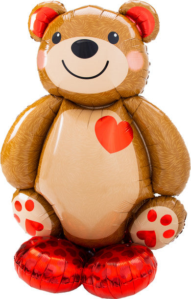 AirLoonz Cuddly Teddy Bear Foil Balloon, 48"